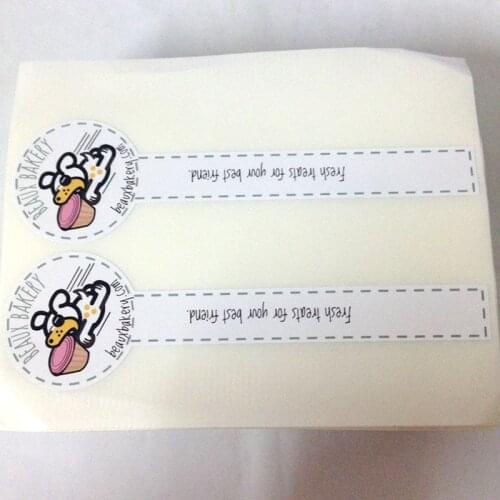 1000pcs Free Shipping Custom Self Adhesive Paper Stickers Lollipop Seal Labels Logo Brand Mark Tag Lids Sealing Tapes 30*100mm