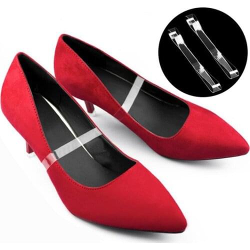 11CM Hot Invisible Elastic Silicone Transparent Shoelaces For High Heel Shoes Clear Shoe Laces Shoelace Straps Shoe Accessories