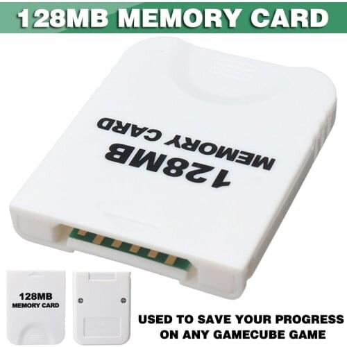 128MB Practical Game Memory Card For Nintendo GameCube Wii 2043 Blocks NGC Used To Save Your Progress On Any GameCube Game