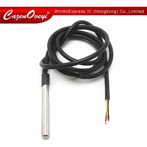 1pcs/lot DS18B20 waterproof 1 meters temperature probe temperature sensor new in stock new