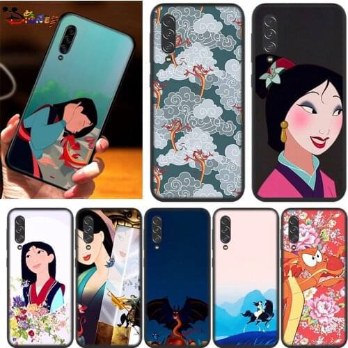 Anime cartoon Mulan For Samsung Galaxy A90 A80 A70S A60 A50S A50 A40 A40S A30 A30S A20E A20S A10S A10 A2 Phone Case