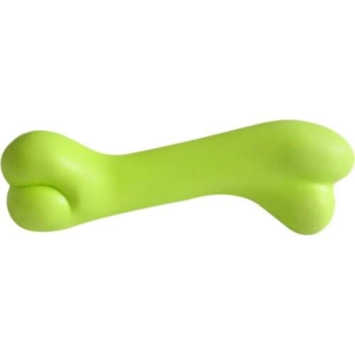 Dorakitten 1pc Dog Bone Toy Bite Resistant Interactive Puppy Teeth Cleaning Toy Dog Chew Toys Pet Supplies Random Color