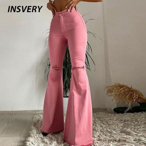 Женские брюки клеш INSVERY China At AliExpress