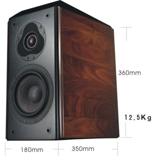 N-011 COMPACT X1 5.5" 2-Way 2-Driver Signature Version Bookshelf Speaker HI-END Wood Bookshelf Speaker D3004/662000 Tweeter