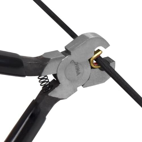 Hunting Pliers Bow String Loop Copper Buckle Nocking Archery Plier Precision Archery Hunting Accessories