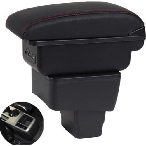 For Mazda CX-3 CX3 armrest box central Store content Storage box armrest box with cup holder USB interface