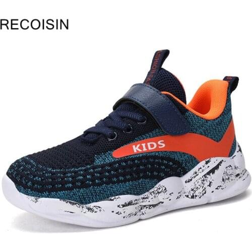 RECOISIN 2020 New Spring Summer Fashion Kids Shoes Breathable Mesh Casual Children Boys Sneakers Kids Girls Sports Running Shoes