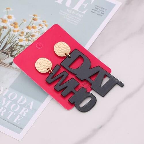 ZA Earrings Party Earrings For Women Resin Pendant Dangle Drop Earrings Statement Jewelry Accessories For Women Wholesale