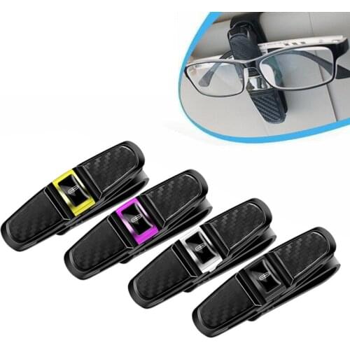 1Pcs Car Sun Visor Sunglasses Ticket Card Clamp Auto Interior Accessories For Lincoln Continental Navigator MKC MKT MKZ MKX MKS