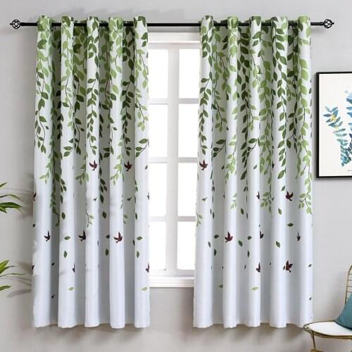 Curtain Full Shading Modern Floating Window Curtain Blackout Curtains For Bedroom Living Room Rideaux Voilage Vorhang