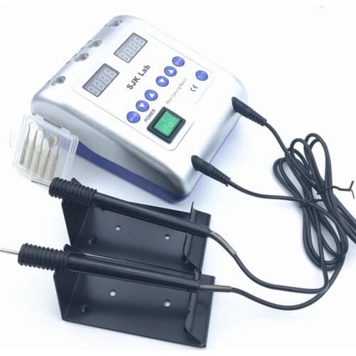 Dental Electric Waxer Wax Knife Carving Electric Waxer Carving Knife Contain 6 Wax Tips+2 Pens Dental Lab Tools