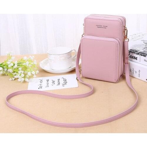 New Crossbody Cell Phone Shoulder Bag Cellphone Bag Fashion Daily Use Card Holder Mini Summer Shoulder Bag for Women Wallet