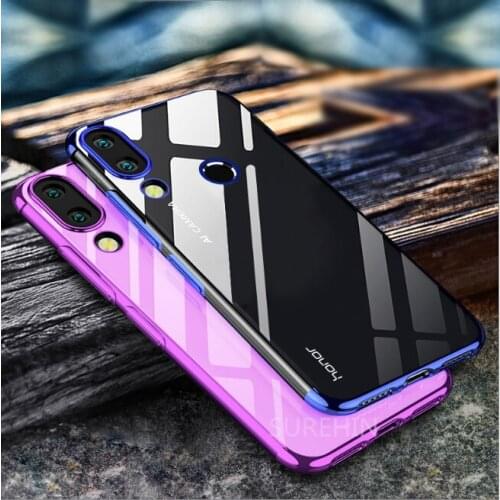 SUREHIN silicone case for Huawei Honor NOTE 10 9 10 Lite 8X Max 8C V10 Play tpu soft transparent cover for Honor NOTE 10 case
