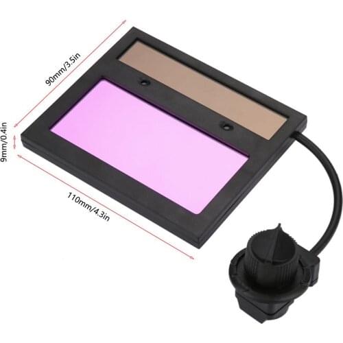 110*90mm Solar Panel Welding Helmet Lens Welding Mask Auto Darkening Lens Welding Mask/Helmet/welder Cap/Welding Lens TX500C