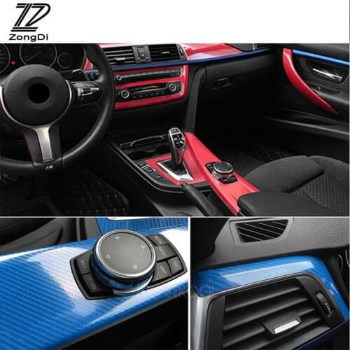 5D Carbon Fiber Vinyl Wrap Film Car Stickers for Ford focus 2 3 mk1 fiesta mk7 ranger mondeo mk4 mk3 fusion kuga Mini Cooper r56