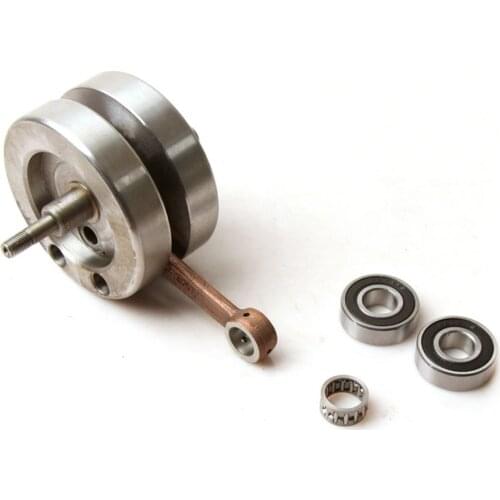 Wz New Crankshaft+crank+piston Gudgeon Pin Bearing Fr 80cc Engine Motorized Bicycle