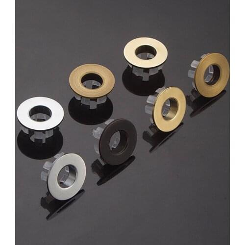 Bathroom Parts Basin faucet Sink Overflow Cover Brass ring Basin accessories Basin Tidy Insert Replacement