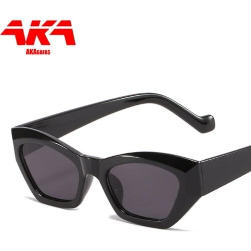 AKAgafas Cat Eye Sunglasses Women 2021 Luxury Designer Sun Glasses Women Small Frame Jelly Color Gafas De Sol Para Mujer 2021