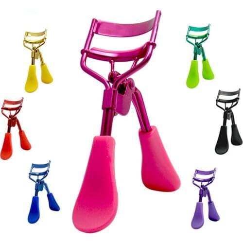 1 Piece Protable Colorful Eyelashes Curler Tweezer Curling Eye Lashes Clip Cosmetic Beauty Makeup Tool