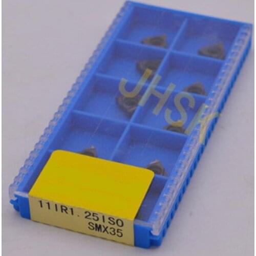 10pcs 11IR 1.25ISO SMX35 Carbide Insert For Threading Turning Tool Boring BAR