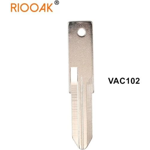 10ps/lot VAC102 Car Remote Key Blade For Renault Megan Modus Clio Modus Kangoo Logan Sandero Duster Car Alarm