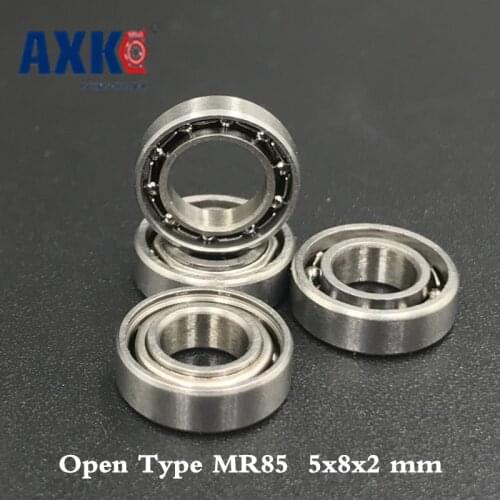 2021 Direct Selling Hot Sale Steel Thrust Bearing Free Shipping 10 Pcs Open Type Mr85 Bearings 5x8x2.5 Mm Miniature Ball L-850