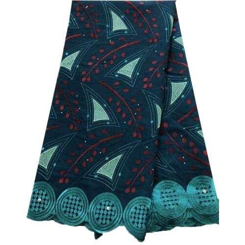 2021 Latest African Lace Fabric 5yards cotton voile lace VPL12150 High Quality Emboridery French Lace French Lace Fabric