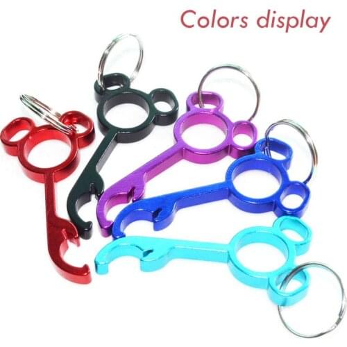 50pcs)Free Laser engrave lowest price mickey shape bottle opener key chains/ opener key ring for bottle for wedding and festive