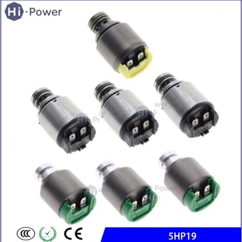 7PCS Tested Original 5HP19FL/FLA 01V Transmission Solenoid Kit for BMW AUDI Prosche 5HP19FL