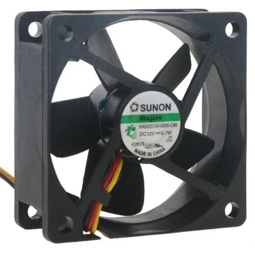 Brand new original HA60251V4-0000-C99 6025 6cm 60mm fan 60x60x25mm DC 12V 0.7W Ultra-quiet computer cooling fan