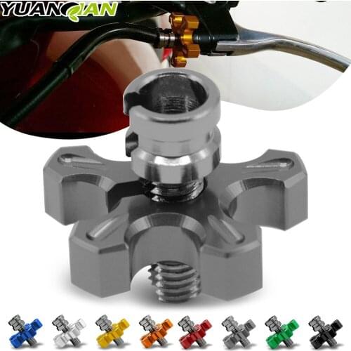 For Honda CRF250R CRF450R Clutch Cable Wire Adjuster M10/M8 Motorcycle Accessories CNC For Honda CRF250R CRF450R 2004 2005 2006