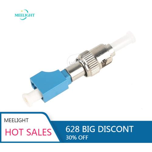 ST-LC/LC-ST Fiber Optic Adapter , Flange Coupler Adapter , Single-mode ST Male LC Female fiber laser optical tools