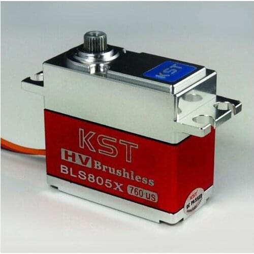 KST BLS805X HV Brushless servo High Voltage Metal Gear Servo for 550-700 RC heli