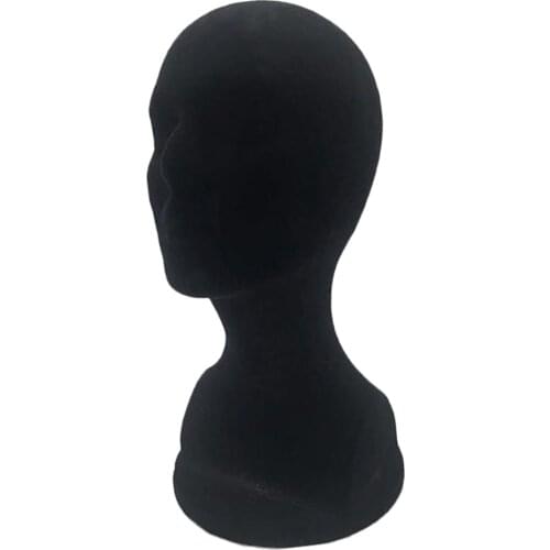 Lightweight Hair Mannequin Hat Sunglasses Headband Display Stand Manikin Styrofoam Mannequin Head for Wigs Cap