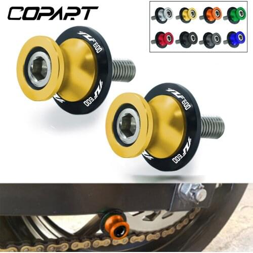 Motorcycle CNC Swingarm Spools Slider Rear Swing Arm Cover Stand Screws Paddock For Yamaha YZF600 YZF600RSC 2004 YZF 600 RSC