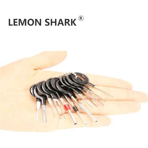 Car Terminal Removal 11pcs Kit Wiring Crimp Connector Pin Extractor Puller Terminal Repair Professional Tools