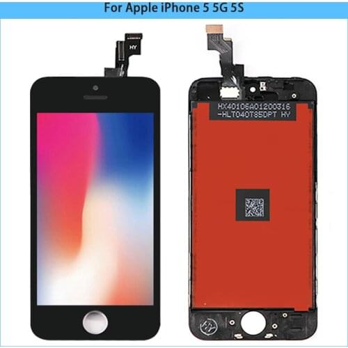 New Quality LCD For Apple iPhone 5 5G 5S LCD Display With 3D Touch Screen Panel Digitizer Assembly 5S LCD Screen Replacement