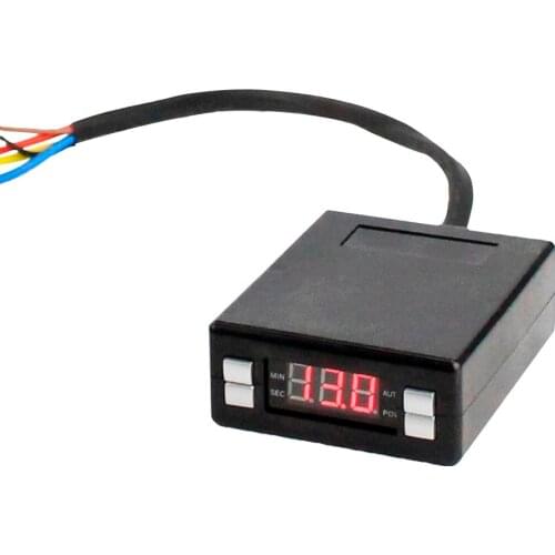 New Turbo Timer Universal 12V mini box style Car Turbo Timer Black/silver Color ,red Led ,Digital Display / Turbo Timer
