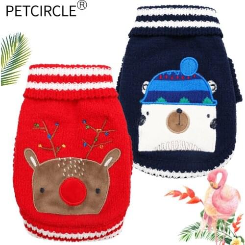 PETCIRCLE Dog Clothes Teddy Dog Clothes Autumn Winter Dress French Bulldog Chihuahua Puppy Clothes Chenille Sweater Series