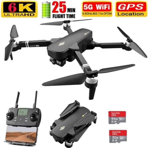 Profissional Drone GPS Drone 5G WIFI FPV With Camera 6K 2-Axis Anti-Shake Self-Stabilizing Gimbal Quadrocopter Helicopter RTR