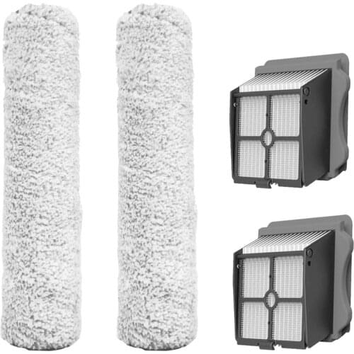 Replacement Brush Roller and HEPA Assy Set for IFloor 3/Floor One S3 Cordless Wet Dry Vacuum Cleaner