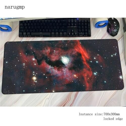 Space Sci Fi mouse pad 700x300x4mm gaming mousepad Domineering office notbook desk mat Beautiful padmouse games pc gamer mats