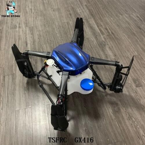 TSFRC GX416 16L Smart agricultural drone Level 16kg farm use drone frame with FOC 120A Esc, 10010 100kv motor and nozzle