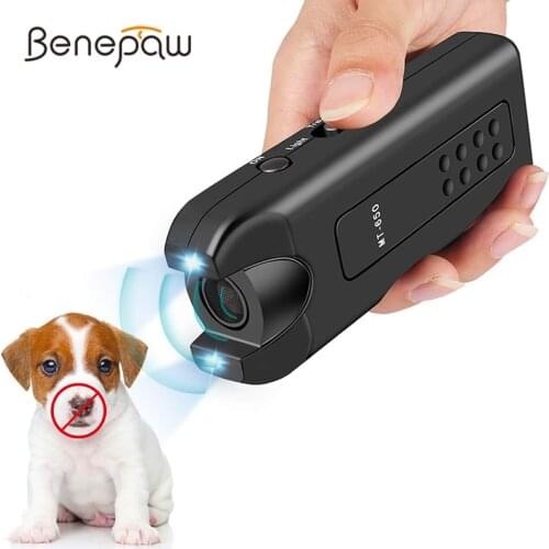 Benepaw Ultrasonic Dog Repeller Efficient Anti Bark Dog Deterrent Pet Behavior Training Safe Stop Barking Device Control