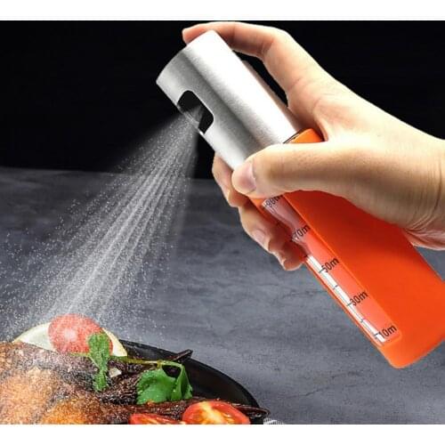 100ML Spray Bottle With Scale Refillable Glass Vinegar Gravy Oil Bottle Dispenser for Kitchen Распылитель
