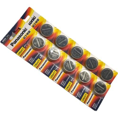 100pcs/lot Panasonic CR2477 3V CR 2477 High Performance High Temperature Resistant Button Coin Battery Cell Batteries