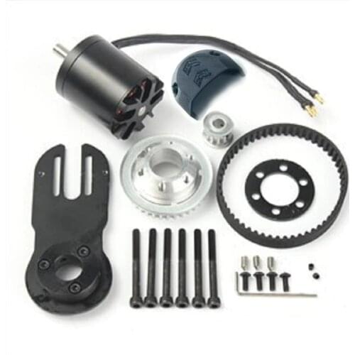 83mm 90mm 97mm Electrical Skateboard 1800W Motor 5M Gear 270mm Belts Kit And Motor Mount Parts Riserpad