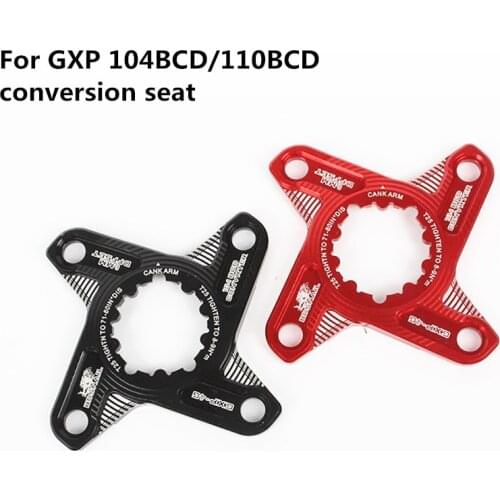 SNAIL Chainring Adapter Spider 6mm Offset Converter For Sram GXP To 104 BCD X9 XX1 X0 X01 GXP 6 mm 104bcd 4 Arms110bcd 5 Arms