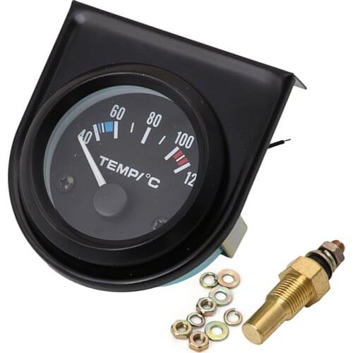 Car accessories New 2" 52mm Black Car Auto Digital LED Water Temp Temperature Gauge Kit 40-120C