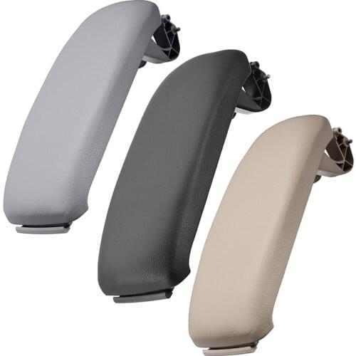 Armrest Cover Car Real Leather Front Door Panels Armrest Black/Beige Cover For Honda CRV 2007 2008 2009 2010 2011 2012 Armrest